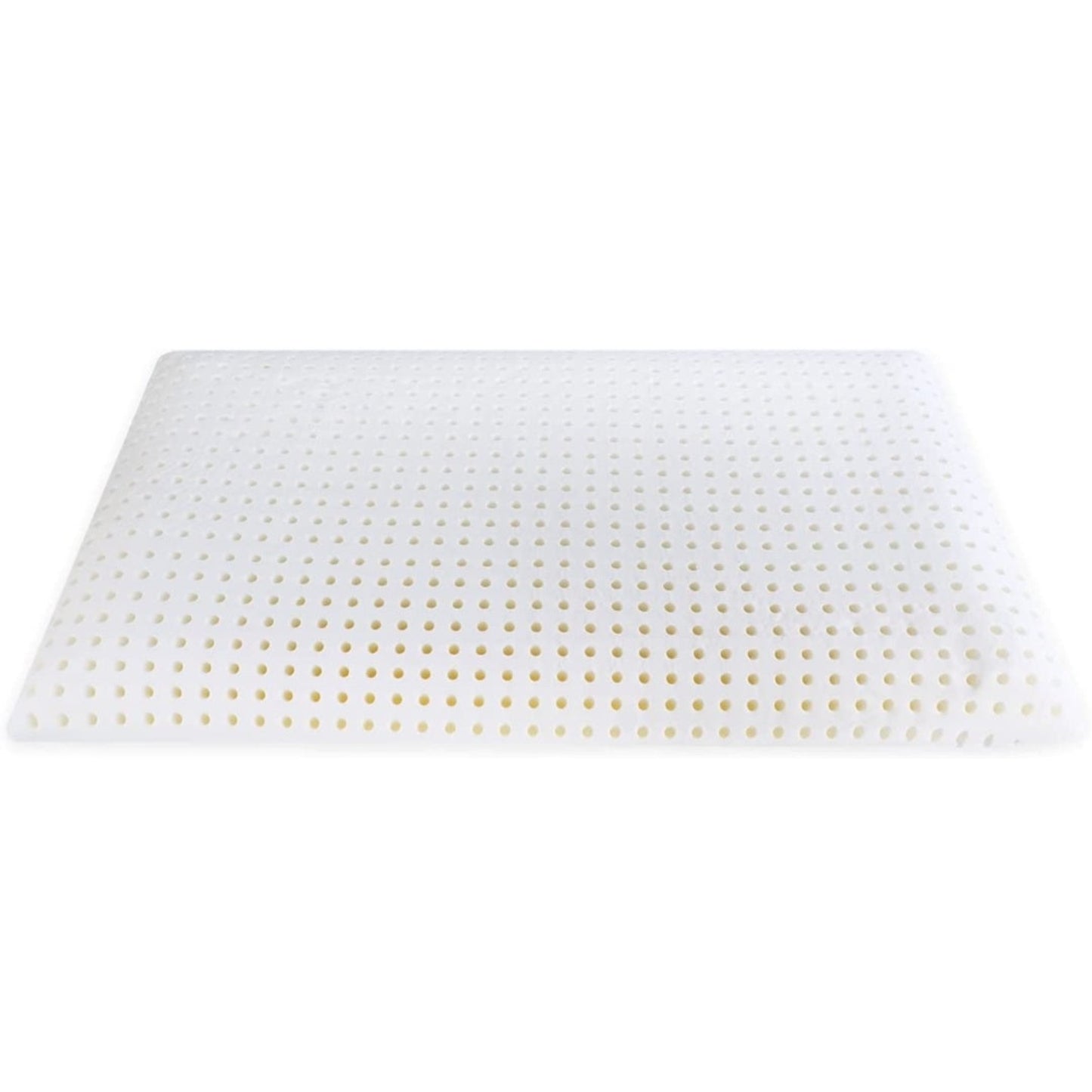 Viscous Memory Pillow Foam with holes for better ventilation. 